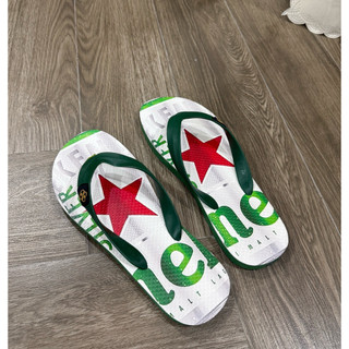 Dép nam Hùng Đào in hình Bia Heineken