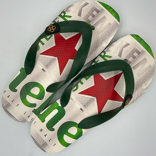 Dép nam Hùng Đào in hình Bia Heineken