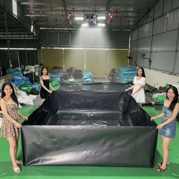 Bể bạt nuôi cá, ốc ếch, hồ bơi cho trẻ em - loại xanh bộ đội và hdpe mầu đen