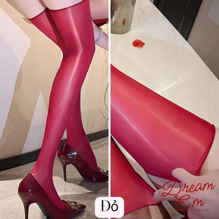 [Dream Em] Tất Lưới Trơn Bóng Dầu Nhiều Màu Phong Cách Gợi Cảm Sexy Cosplay
