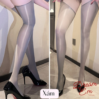 [Dream Em] Tất Lưới Trơn Bóng Dầu Nhiều Màu Phong Cách Gợi Cảm Sexy Cosplay