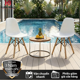 Ghế ngoài trời, chống gỉ và chống nắng, chịu tải trọng 150 kg, dễ lắp ráp, thích hợp cho sân vườn và cắm trại.