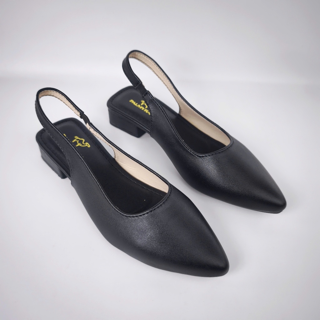 Giày slingback da thật cao cấp palmyran mã CG26P 3cm
