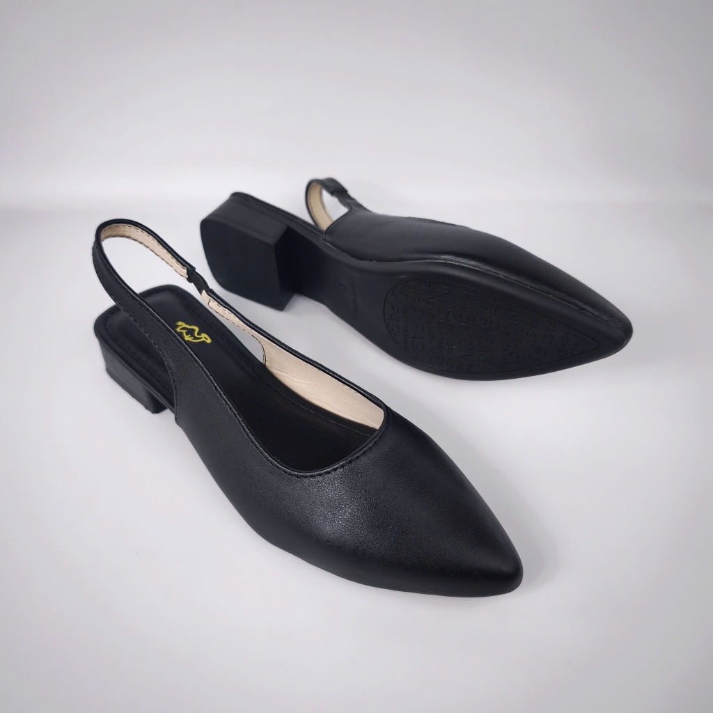 Giày slingback da thật cao cấp palmyran mã CG26P 3cm