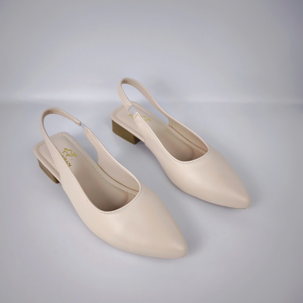 Giày slingback da thật cao cấp palmyran mã CG26P 3cm