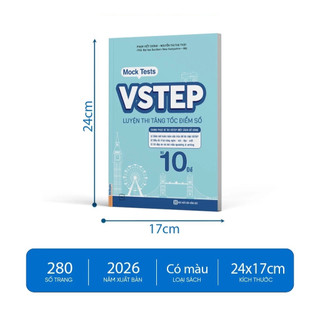 Sách - VSTEP Mock Tests – Bộ 10 Đề Luyện Thi Tăng Tốc Điểm Số