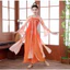 Trang phục biểu diễn múa cổ điển cho bé gái, sườn xám, váy voan dài thướt tha, trang phục tập múa dân gian