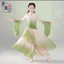 Trang phục biểu diễn múa cổ điển cho bé gái, sườn xám, váy voan dài thướt tha, trang phục tập múa dân gian