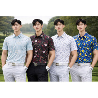Áo Golf Nam FJ FootJoy Cao Cấp – Thun Lạnh Co Giãn 4 Chiều, Thoáng Mát, Họa Tiết Thời Trang