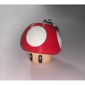 Móc khóa Đầu Nấm Mario - Nintendo (mô hình)