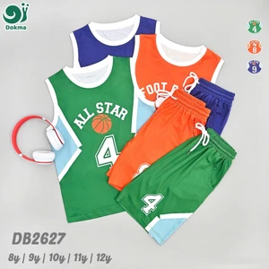 Bộ ba lỗ, sát nách thể thao kids bé trai Dokma Mã DB1250 DB1558 DB2072 DB2627 DB2625