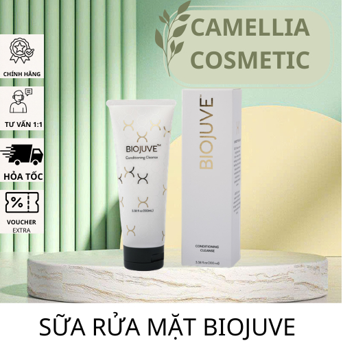 [HÀNG CÔNG TY] BIOJUVE Conditioning Cleanse – Sữa Rửa Mặt Làm Sạch Dịu Nhẹ 100ml