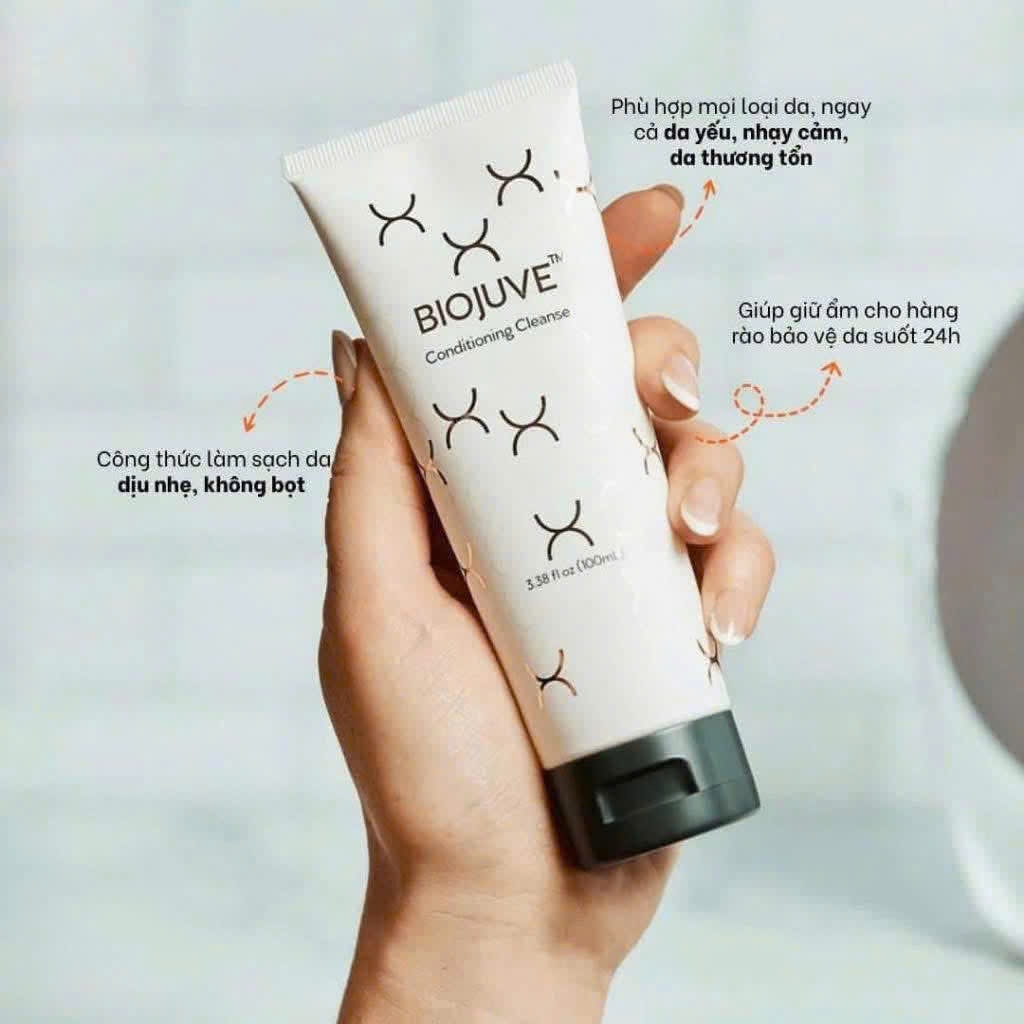 [HÀNG CÔNG TY] BIOJUVE Conditioning Cleanse – Sữa Rửa Mặt Làm Sạch Dịu Nhẹ 100ml