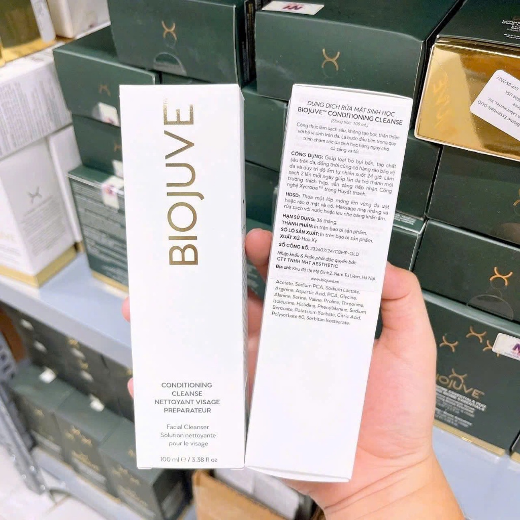 [HÀNG CÔNG TY] BIOJUVE Conditioning Cleanse – Sữa Rửa Mặt Làm Sạch Dịu Nhẹ 100ml