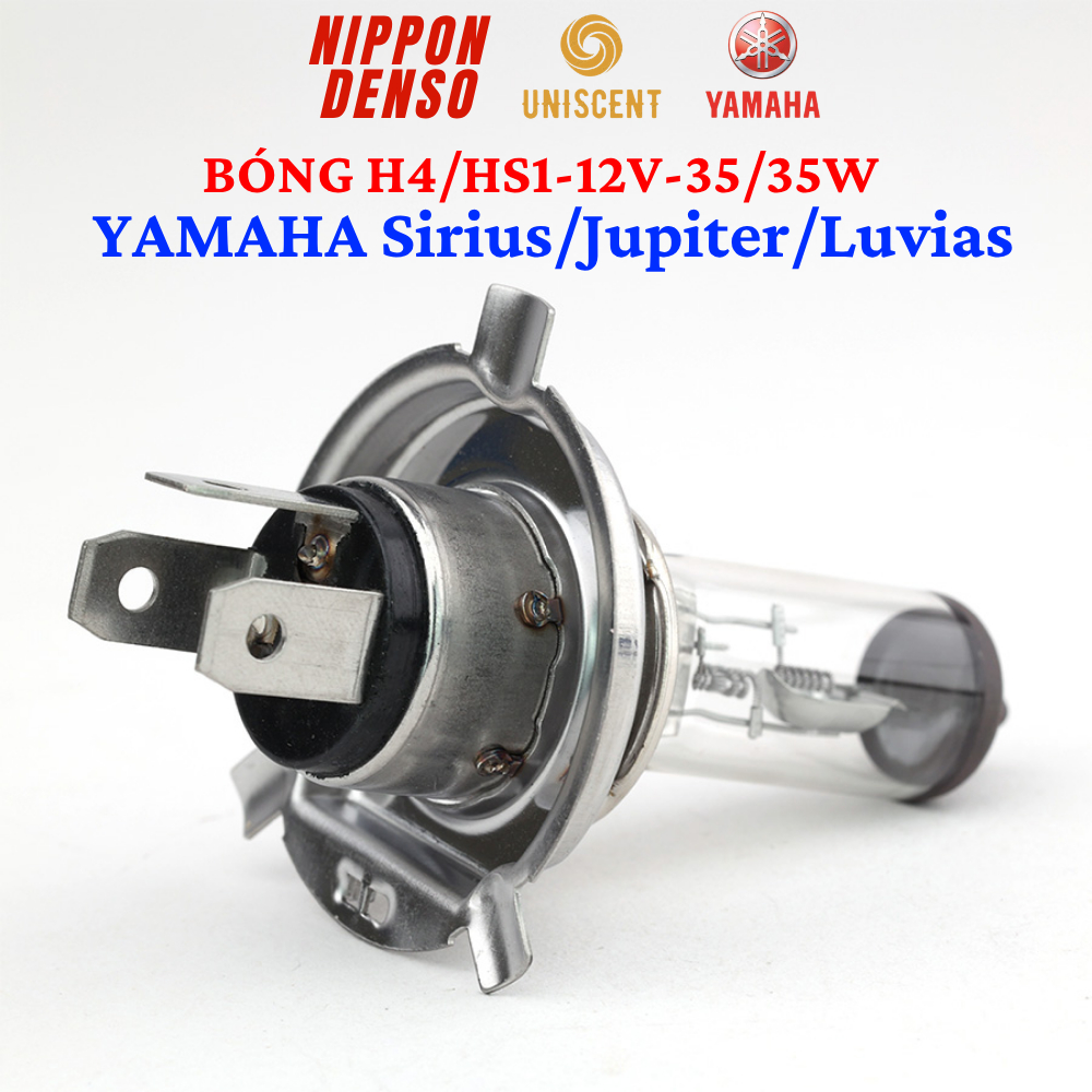 Bóng Đèn Xe Máy Halogen HS1-12V-35/35W Jupiter/Luvias/(Sirius/LC/RC)- NIPPON DENSO- Made In Thailand