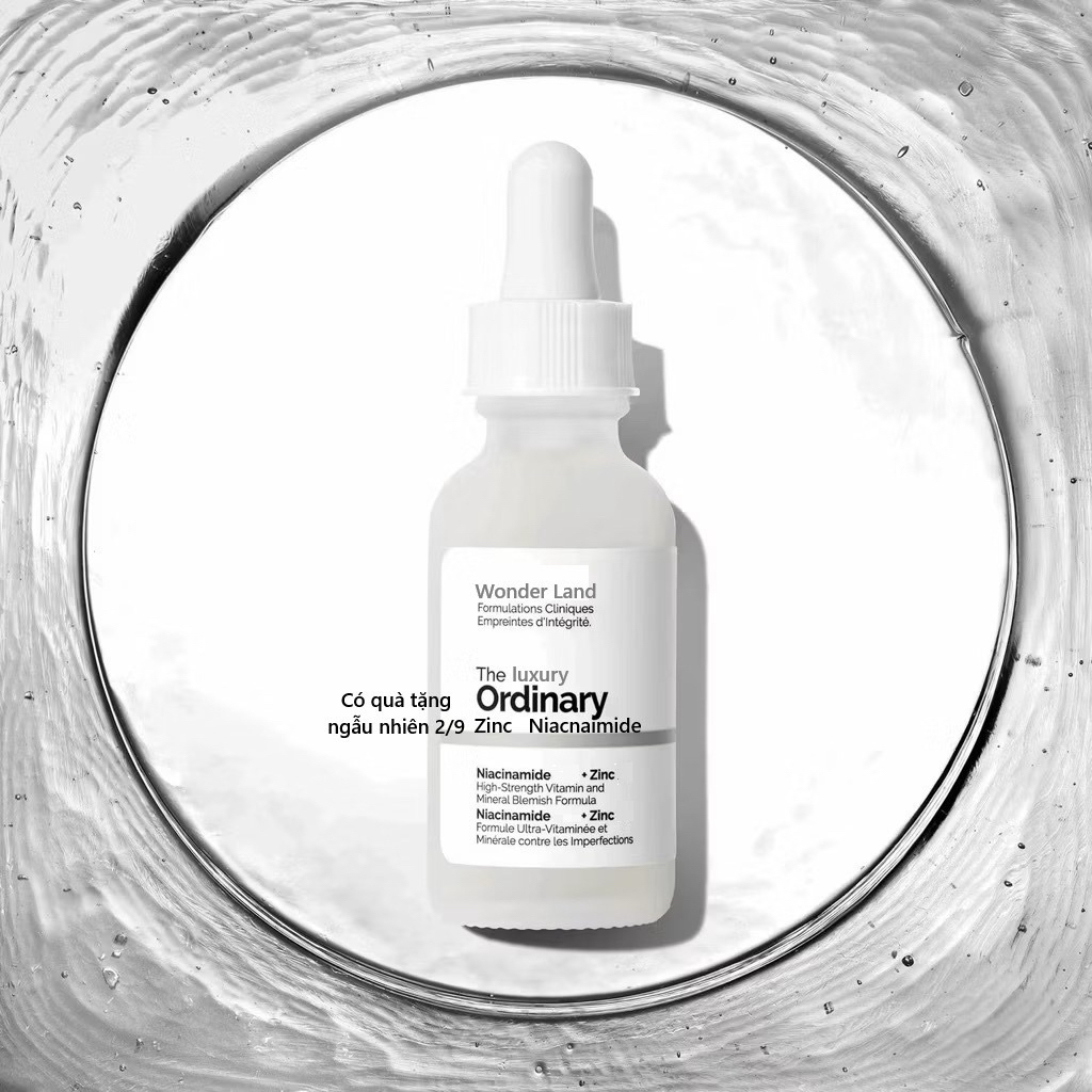 Dưỡng chất cho da mặt ngừa mụn thâm Niacinamide + Zinc dòng cao cấp The luxury Ordinary ZinC Niacinamide - Wonder Land