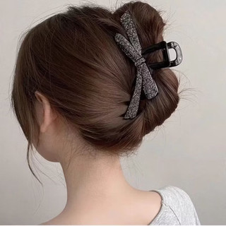 kẹp tóc nơ đá sáng lấp lánh phong cách thời thượng