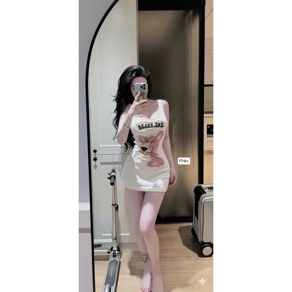 Váy body ba lỗ hình siu kute cưng xỉu V4
