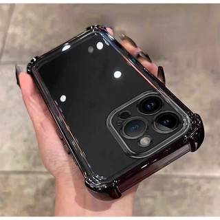 Ốp Lưng TPU Silicon Mềm - Trong Suốt Chống Sốc, Bảo Vệ Camera Dành Cho IP 17 16 15 14 13 12 11 XSM