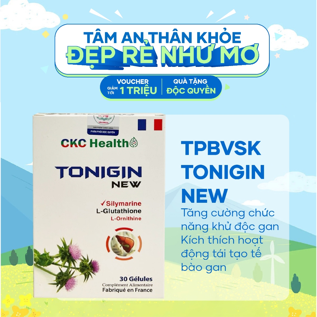 TONIGIN new, hỗ trợ giải độc gan, tăng cường chức năng gan | Shopee ...