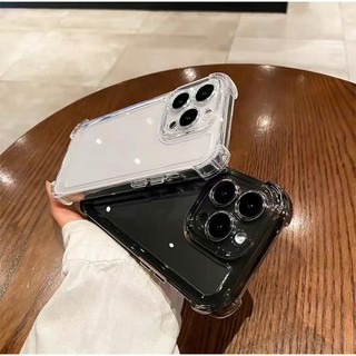 Ốp Lưng TPU Silicon Mềm - Trong Suốt Chống Sốc, Bảo Vệ Camera Dành Cho IP 17 16 15 14 13 12 11 XSM