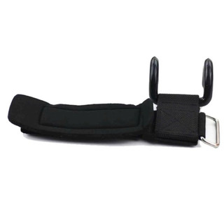 Com Bo 2 Dây Quấn Cổ Tay Có Móc Nâng Tạ Hỗ Trợ Tập Xà Đơn Xà Kép Chất Liệu Nylon SBR Móc Thép Chống Gỉ Free Size Màu Đen
