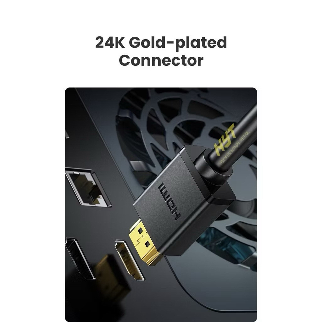 Cáp HDMI 2.0 Ugreen hỗ trợ 4k 2k dài 0.5m - 10m Thuần Đồng Chính hãng