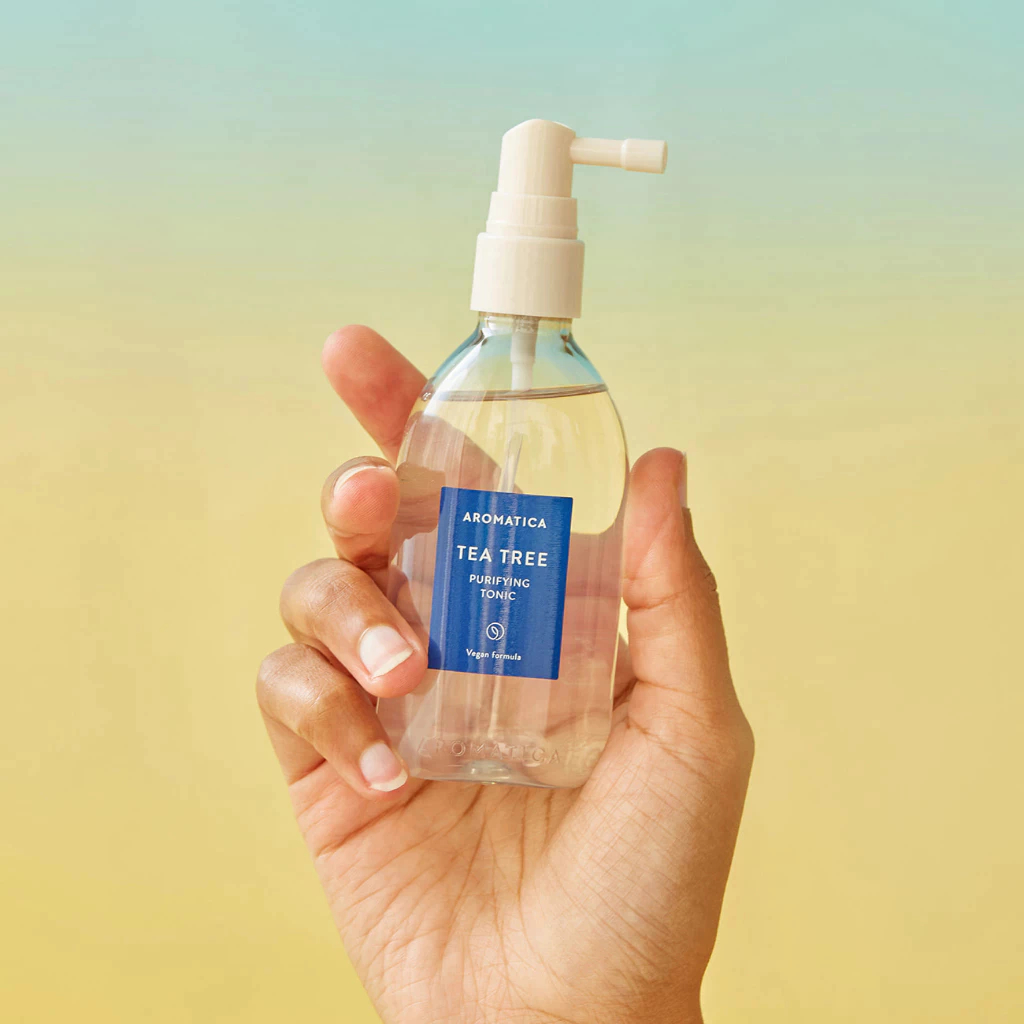 Xịt Dưỡng Tóc Kiềm Dầu Chiết Xuất Tràm Trà Aromatica Tea Tree Purifying Tonic