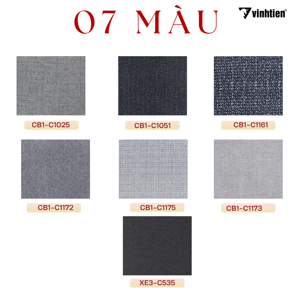 Quần Tây Nam Công Sở 0ly Classic Form Suông Vĩnh Tiến 515 - Nhiều Màu