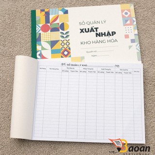 SỔ Quản Lý XUẤT - NHẬP Hàng hoá A4 ++++