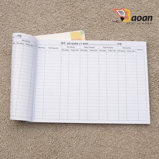 SỔ Quản Lý XUẤT - NHẬP Hàng hoá A4 ++++
