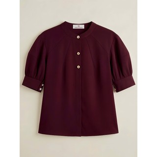 A172 - Áo Sơ Mi Sợi Tre Nữ Ngắn Tay Cao Cấp MindyDesign - Áo Sơ Mi Công Sở Khử Mùi Hạn Chế Nhăn, Chất Vải Mềm Mịn Thoáng