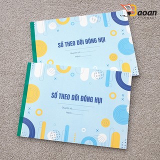 Sổ theo dõi đóng hụi A4, giấy dày, đẹp in sắc nét ++++