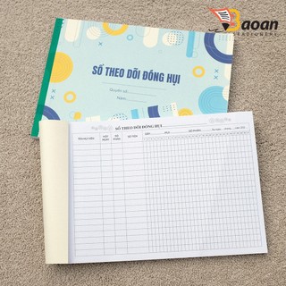 Sổ theo dõi đóng hụi A4, giấy dày, đẹp in sắc nét ++++
