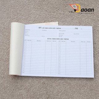 Sổ Theo Dõi Liệu Trình S.p.a - t.h.ẩ.m m.ỹ A4 (Mẫu 1) - giấy dày - 50 tờ/quyển ++++