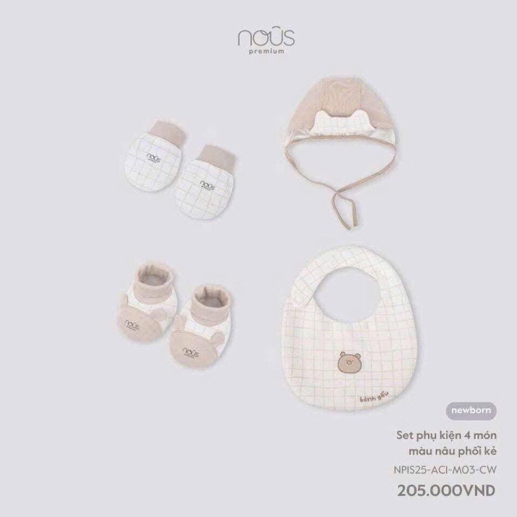 [ Nous ] Set phụ kiện 4 món Nous cao cấp