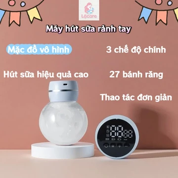 Máy hút sữa điện, massage, hút sữa không đau, máy hút sữa tự động hoàn toàn rảnh tay, hoạt động êm ái.