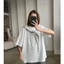 Áo Phông Thuỷ Thủ Quàng Khăn Kẻ Sọc Nữ Tính Basic Chất Cotton Mềm Mát Siêu Co Dãn