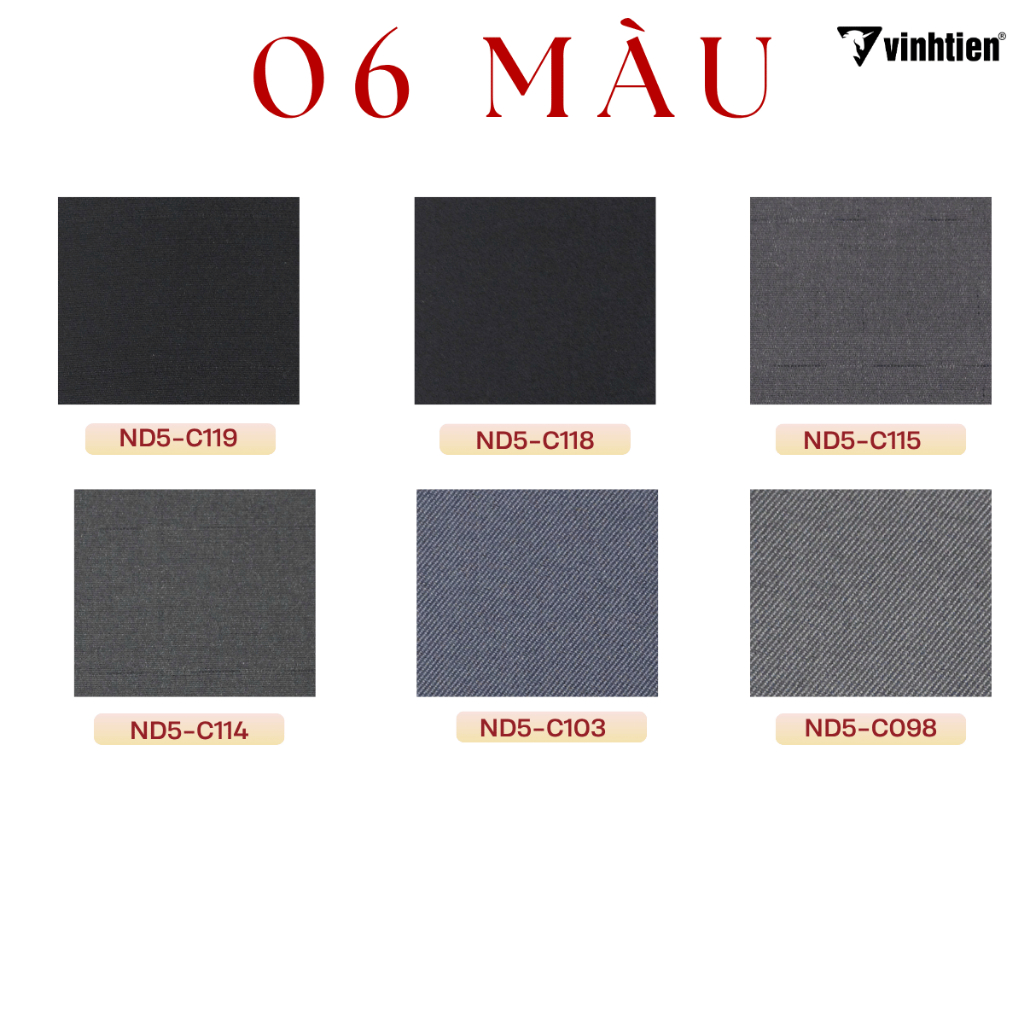 Quần Tây Dáng Trẻ Form Ôm 0ly Slimfit 535 Vĩnh Tiến - Nhiều Màu
