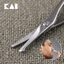 Kéo Cắt Lông Mày, Lông Mũi Kai Groom Safety Scissors with Resin Ring Nhật Bản KAI HC3047