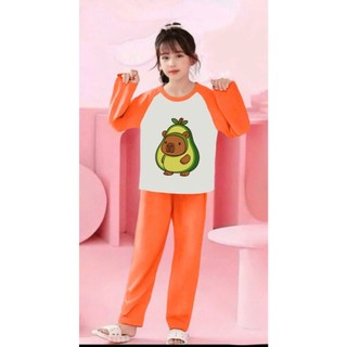 🌸 BỘ ĐỒ BÉ GÁI DÀI TAY – HÌNH CỰC ĐÁNG YÊU 🐱💕 DS604