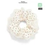 Scrunchies cột tóc, dây buộc tóc vải voan hai lớp cao cấp ánh kim xinh xắn dành cho bạn nữ