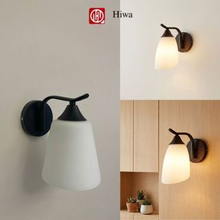 Đèn Tường Phòng Ngủ Phòng Khách Đơn Giản Sang Trọng, Đèn Ngủ Treo Tường Hiện Đại Chao Thủy Tinh