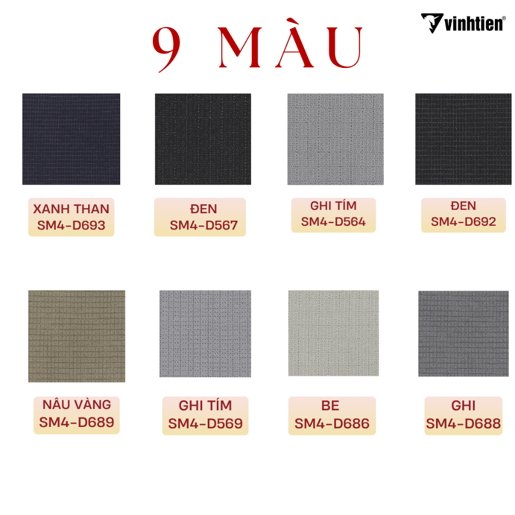 Quần Khaki Trung Niên 1ly Classic Vải Cotton Vĩnh Tiến 645 - Nhiều Màu