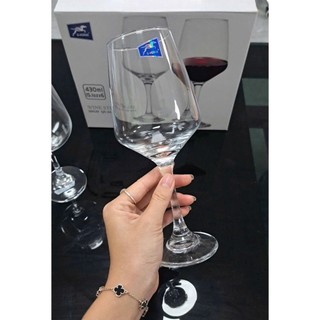 Ly Vang Thuỷ Tinh Pha Lê 420ML Cao Cấp| Ly Uống Rượu Vang Đỏ/ Trắng, Sâm panh, Champagne, Wine Glass
