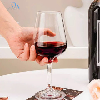 Ly Vang Thuỷ Tinh Pha Lê 420ML Cao Cấp| Ly Uống Rượu Vang Đỏ/ Trắng, Sâm panh, Champagne, Wine Glass