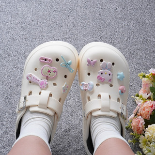 Dép sục nữ Mita đế cao 5cm kèm charm Mèo táo SR V2 kiểu sandal dễ thương năng động CSM-46