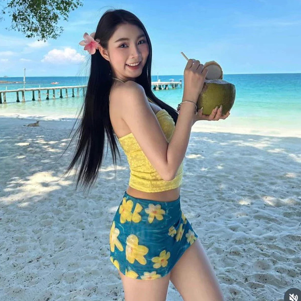 Áo Ống Nữ BABEE Cúp Ngực Ren Hoa Thắt Dây Điệu Đà Hoặc Buộc Cổ Xinh Xắn Ôm Body Phù Hợp Đi Biển