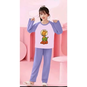 🌸 BỘ ĐỒ BÉ GÁI DÀI TAY – HÌNH CỰC ĐÁNG YÊU 🐱💕 DS609