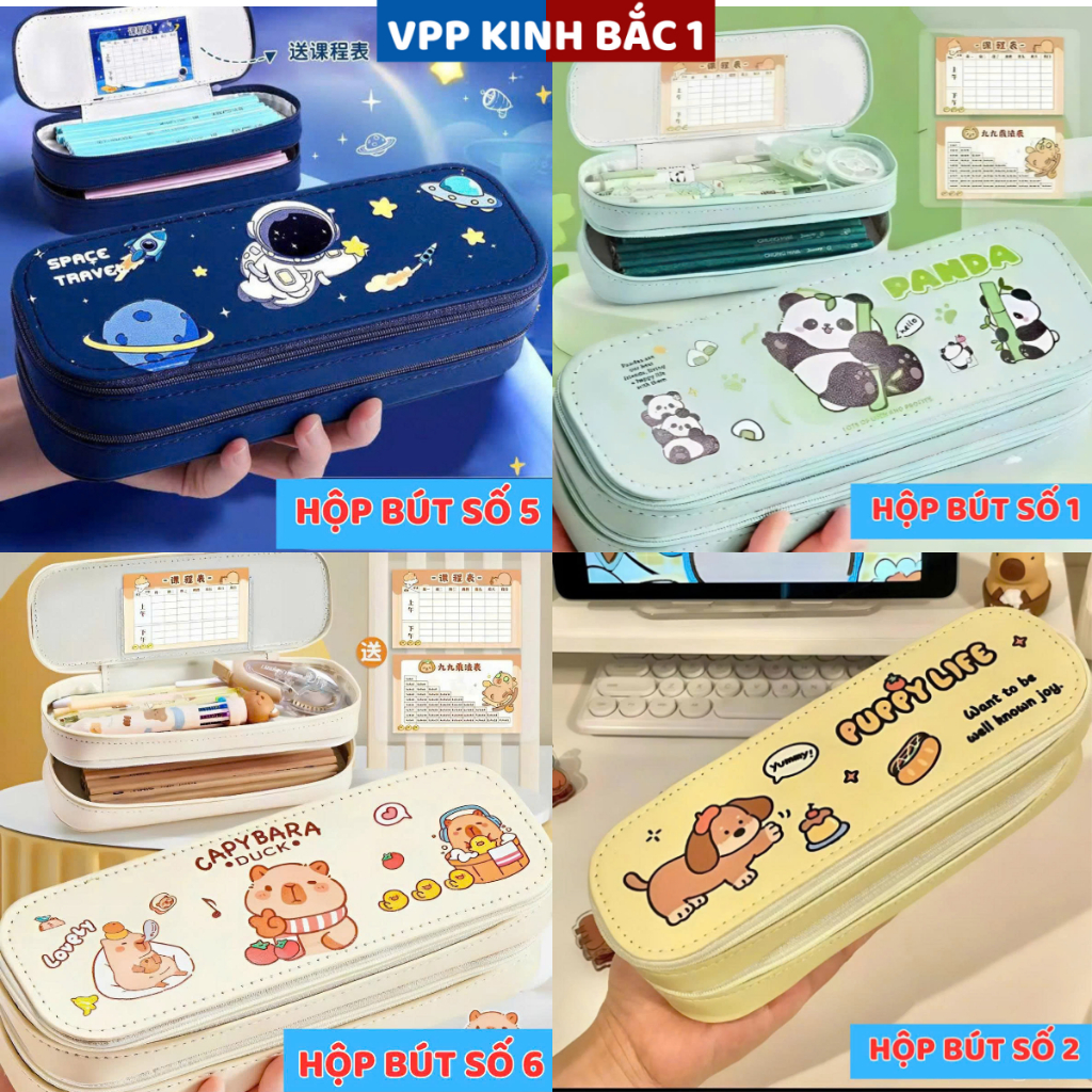 Siêu SLAE Hộp Bút 3D Siêu Cute Cho Các bé